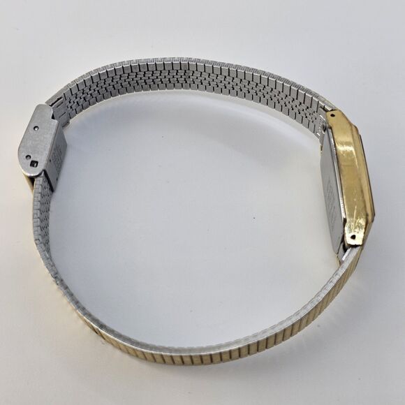 VTG Seiko Women Watch 20MM Gold Dial Bracelet Band Up to 7.5" New Battery - Picture 14 of 16